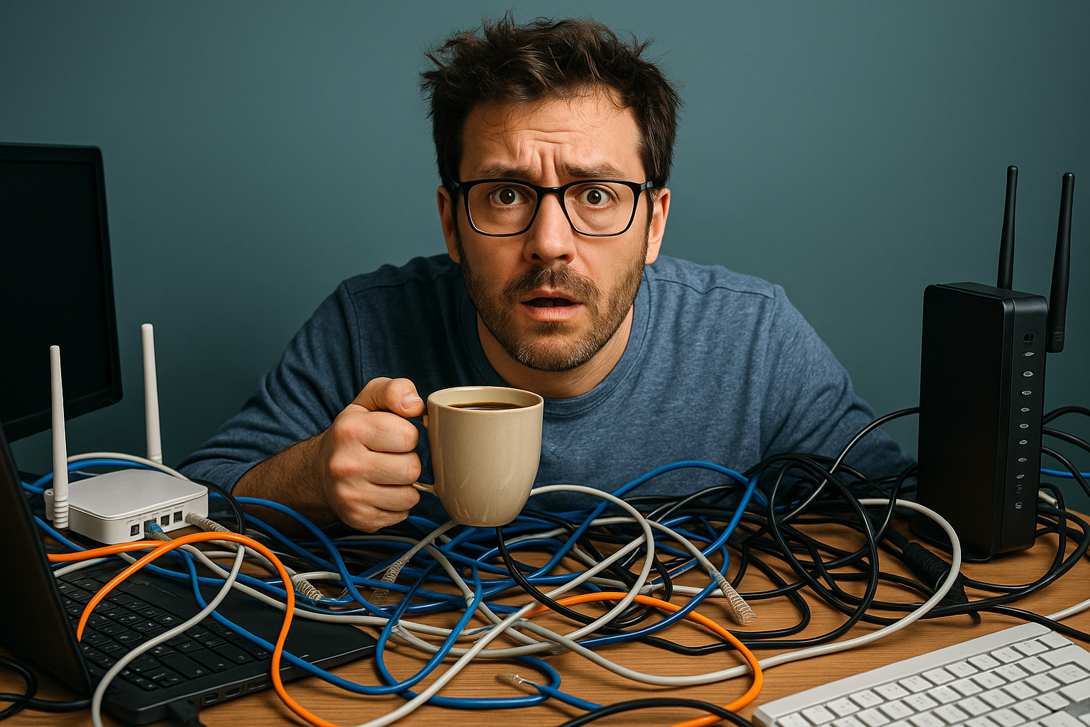 Wi-Fi, Wires, and Why Coffee Fixes None of It